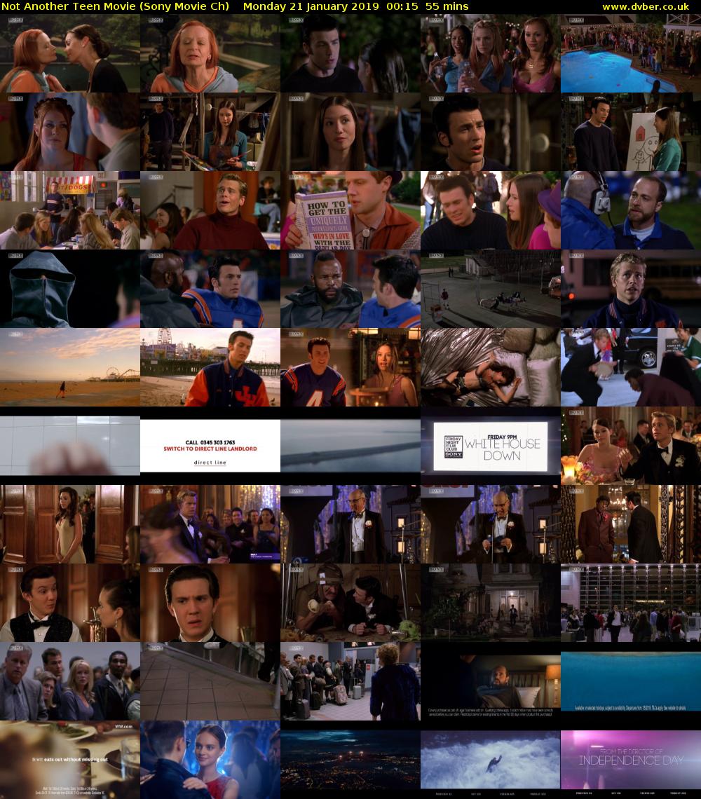 Not Another Teen Movie (Sony Movie Ch) Monday 21 January 2019 00:15 - 01:10