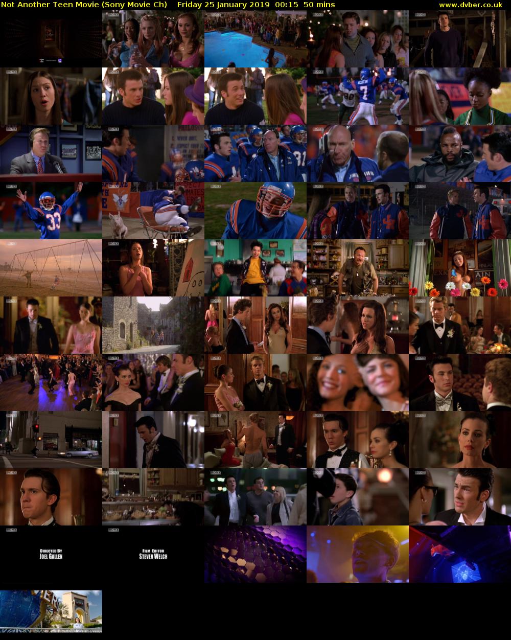 Not Another Teen Movie (Sony Movie Ch) Friday 25 January 2019 00:15 - 01:05