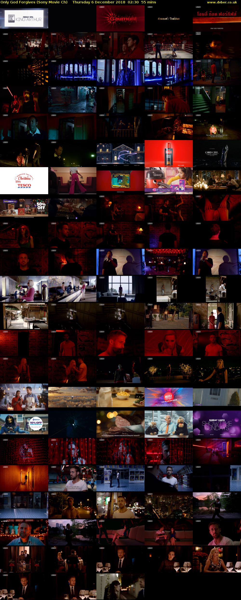 Only God Forgives (Sony Movie Ch) Thursday 6 December 2018 02:30 - 03:25