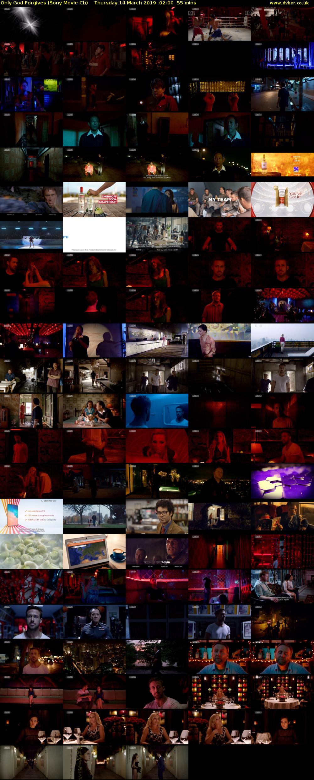 Only God Forgives (Sony Movie Ch) Thursday 14 March 2019 02:00 - 02:55