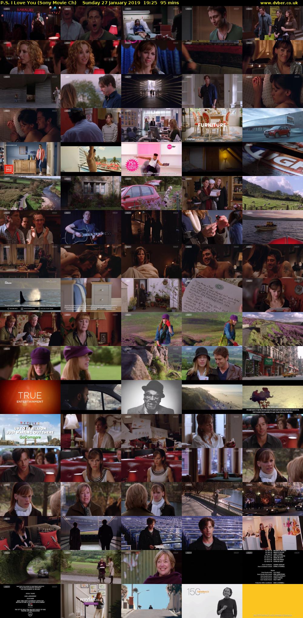 P.S. I Love You (Sony Movie Ch) Sunday 27 January 2019 19:25 - 21:00