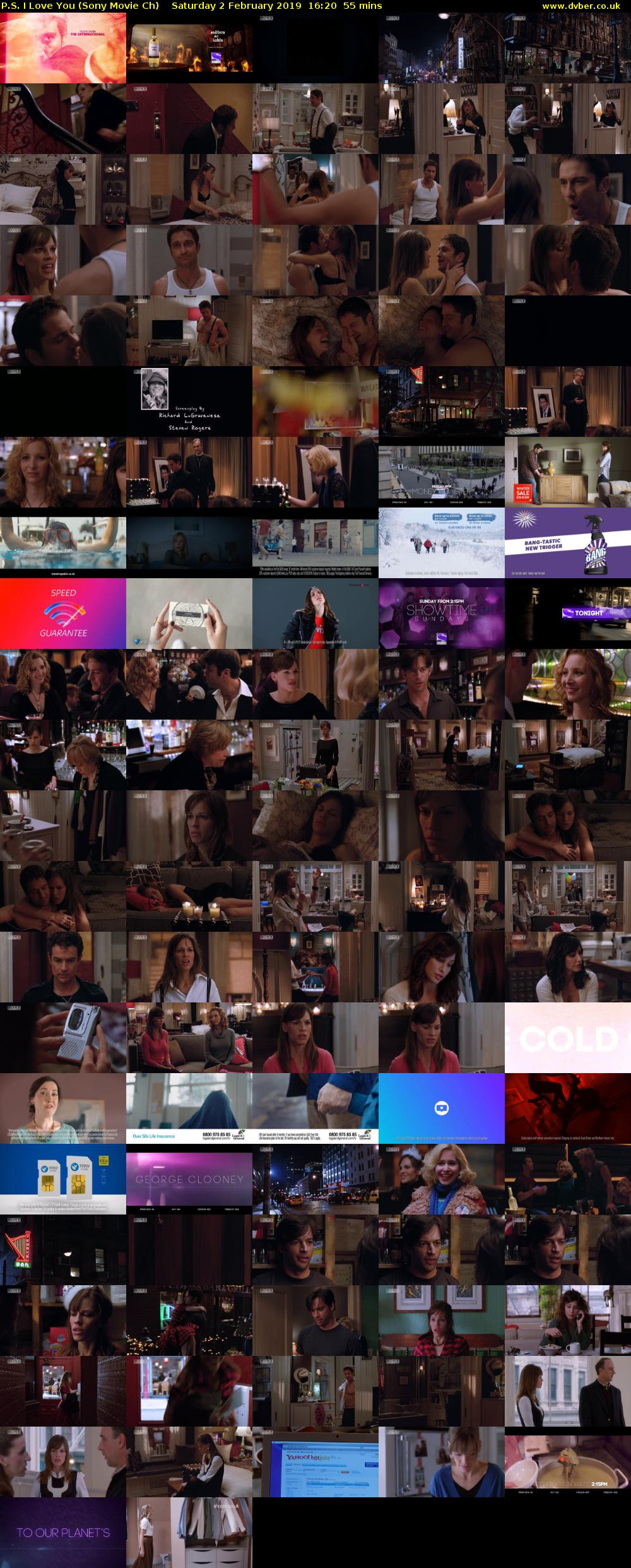 P.S. I Love You (Sony Movie Ch) Saturday 2 February 2019 16:20 - 17:15