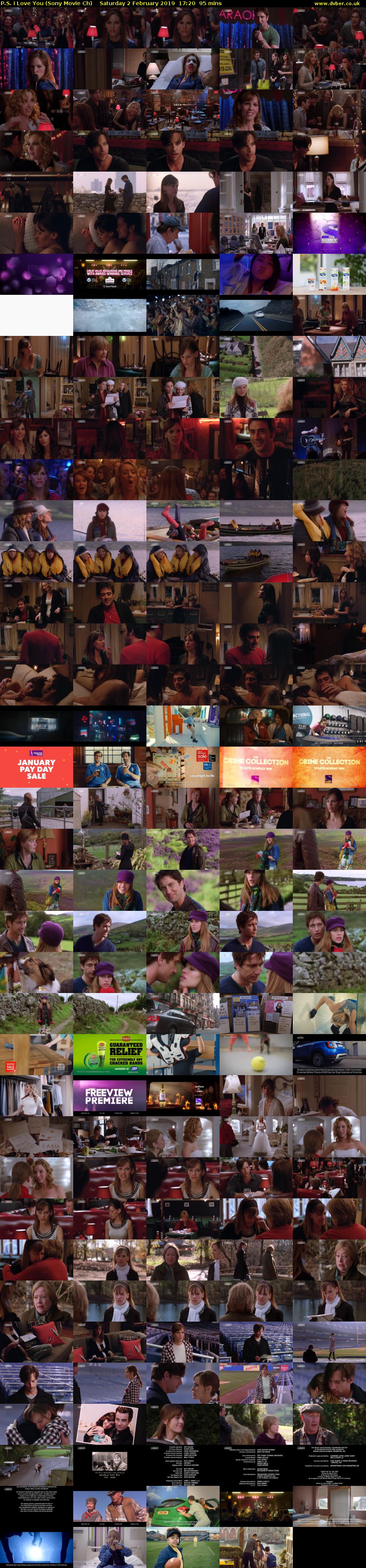 P.S. I Love You (Sony Movie Ch) Saturday 2 February 2019 17:20 - 18:55