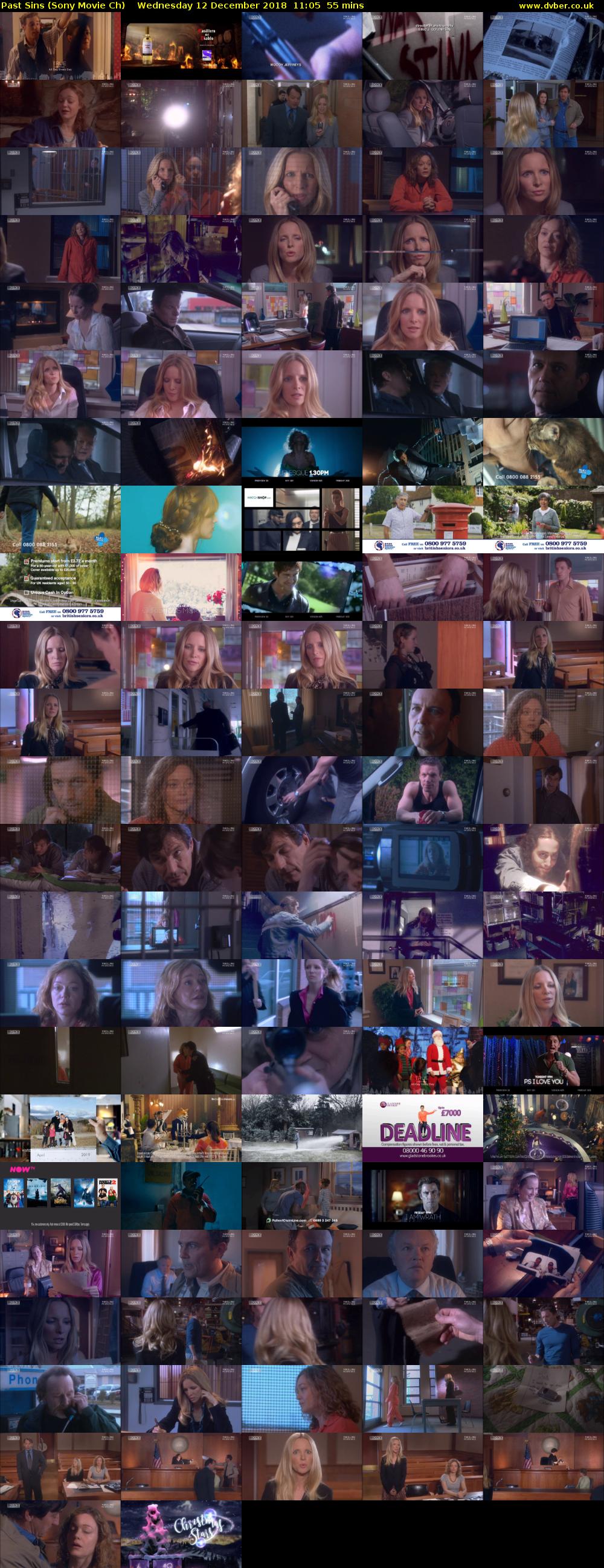 Past Sins (Sony Movie Ch) Wednesday 12 December 2018 11:05 - 12:00