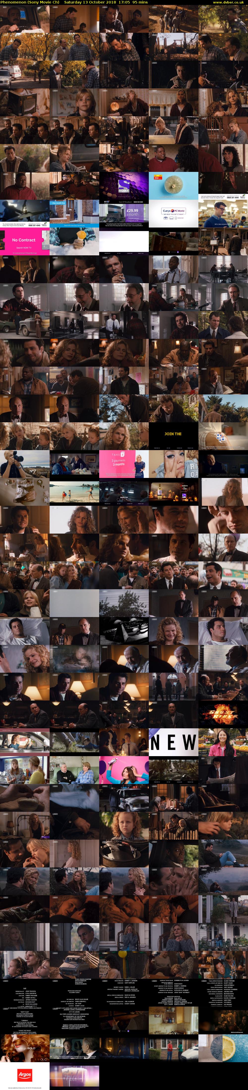 Phenomenon (Sony Movie Ch) Saturday 13 October 2018 17:05 - 18:40