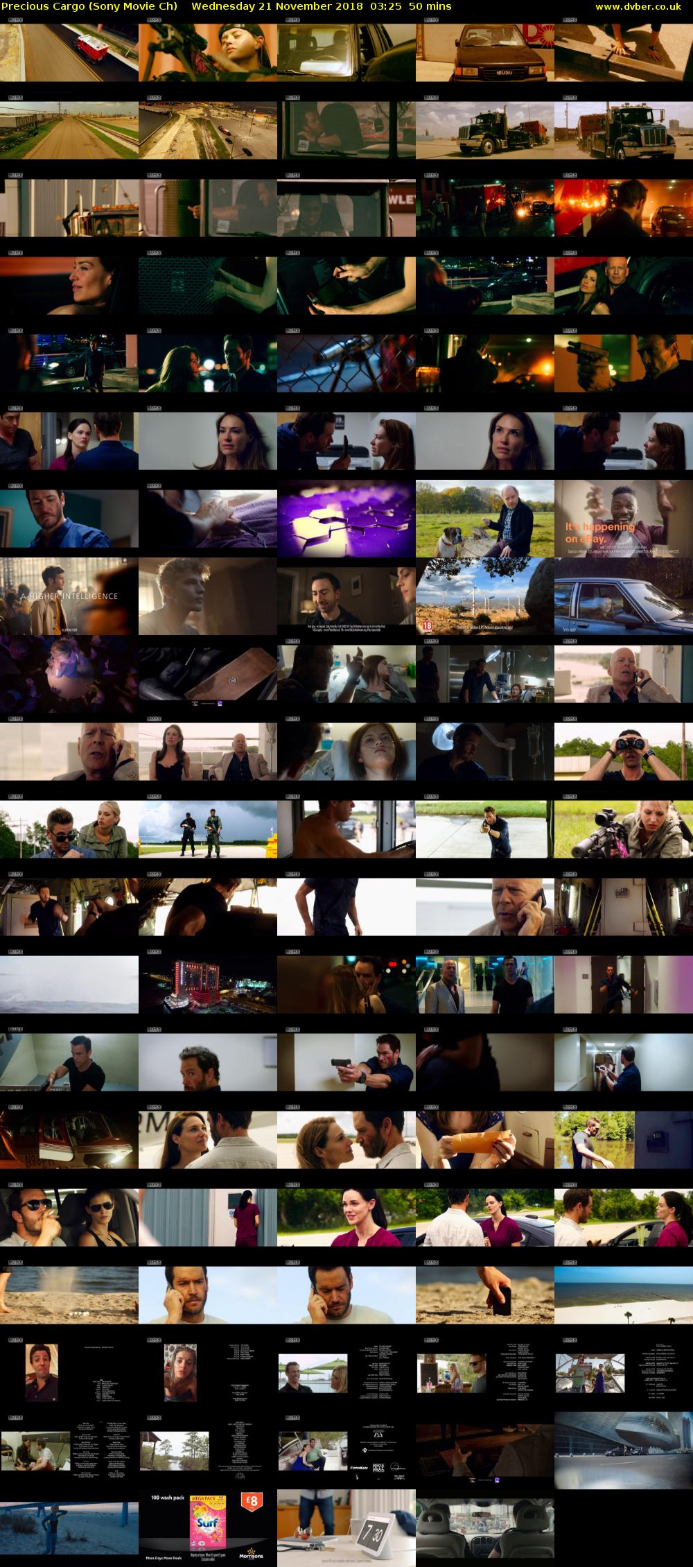 Precious Cargo (Sony Movie Ch) Wednesday 21 November 2018 03:25 - 04:15