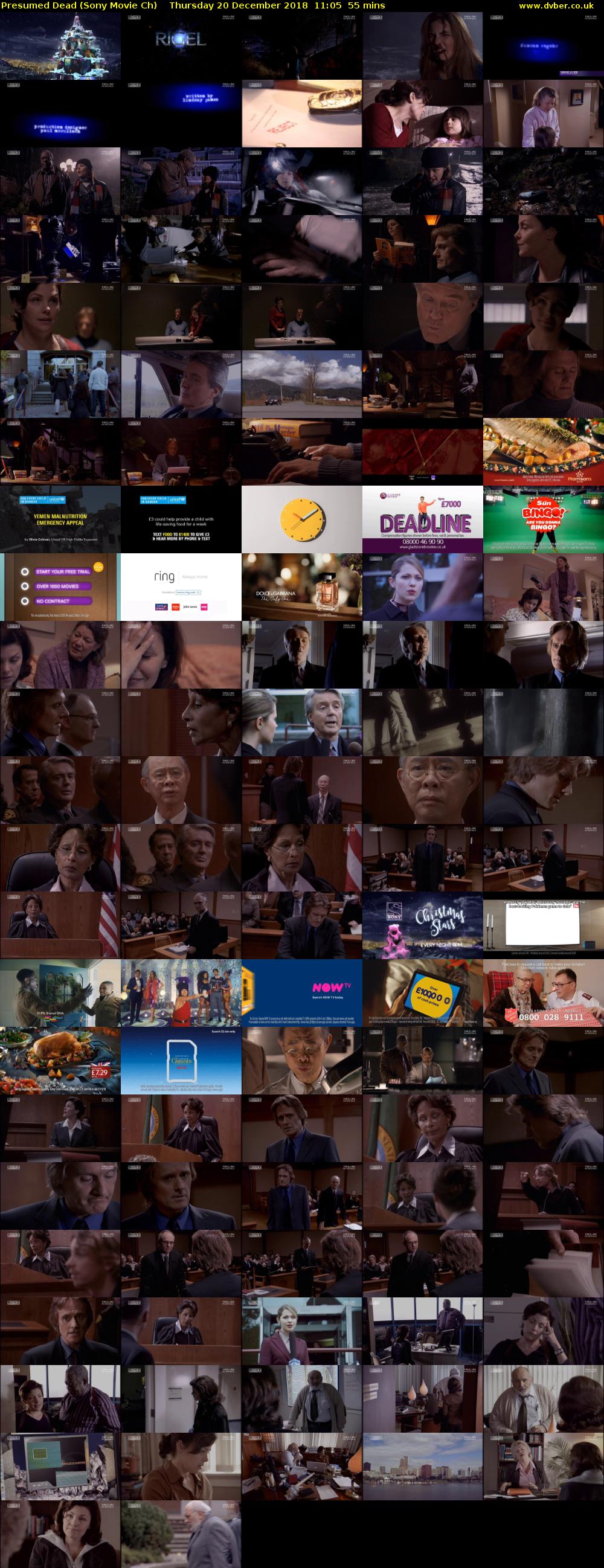 Presumed Dead (Sony Movie Ch) Thursday 20 December 2018 11:05 - 12:00