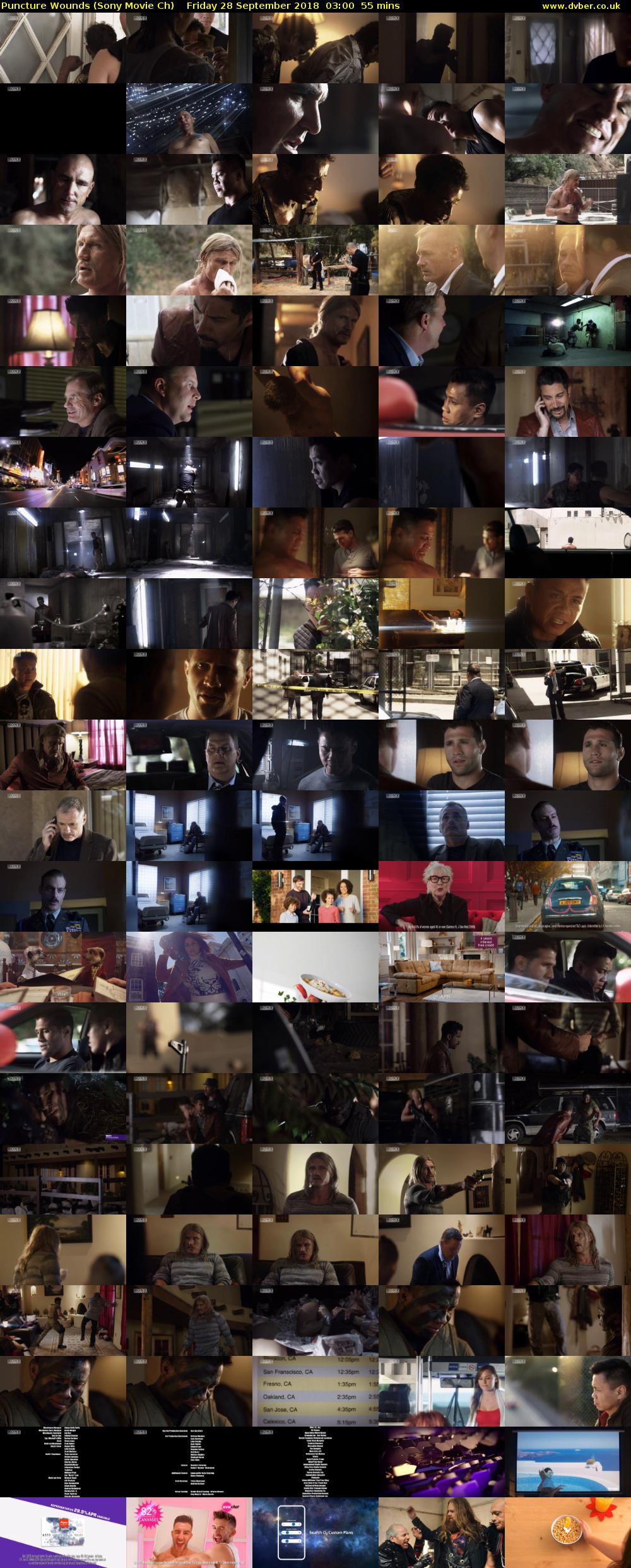 Puncture Wounds (Sony Movie Ch) Friday 28 September 2018 03:00 - 03:55
