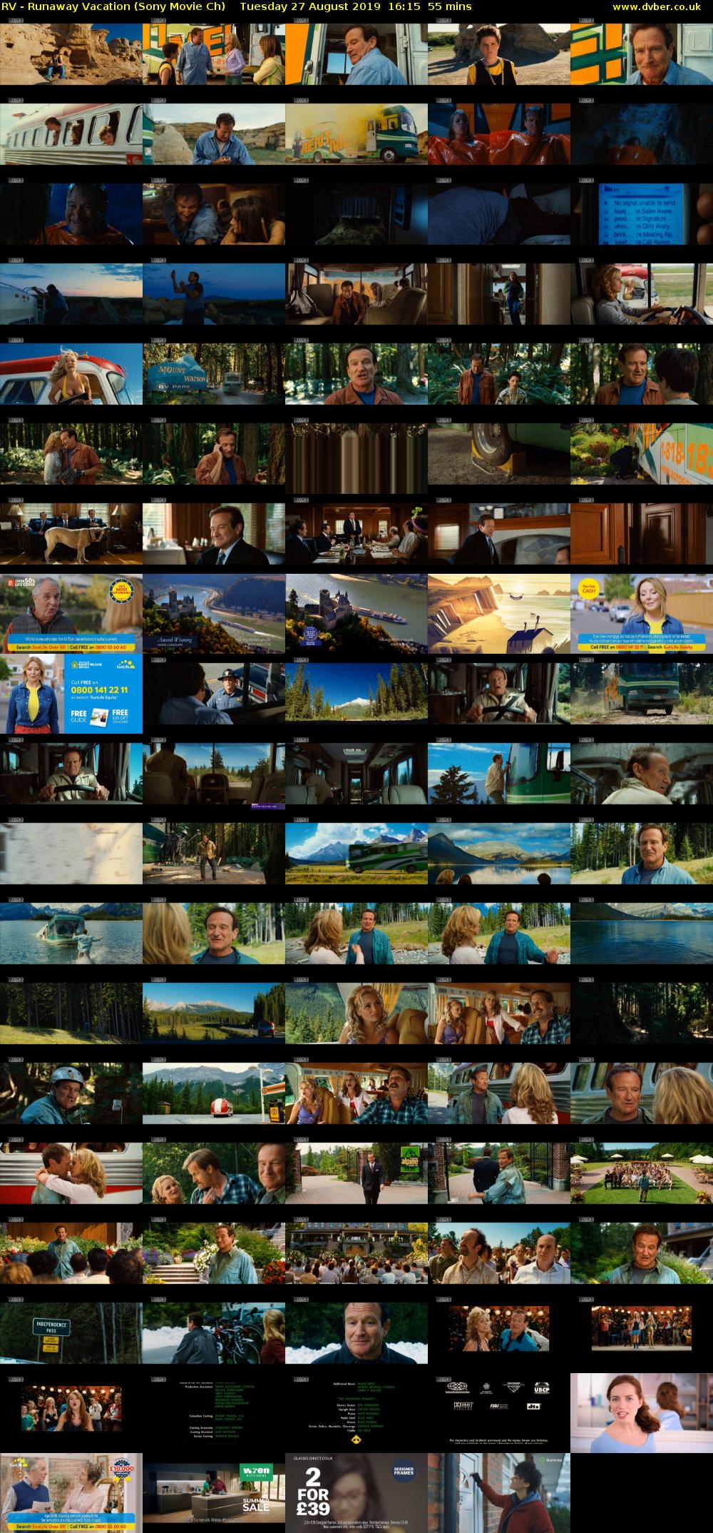 RV - Runaway Vacation (Sony Movie Ch) Tuesday 27 August 2019 16:15 - 17:10