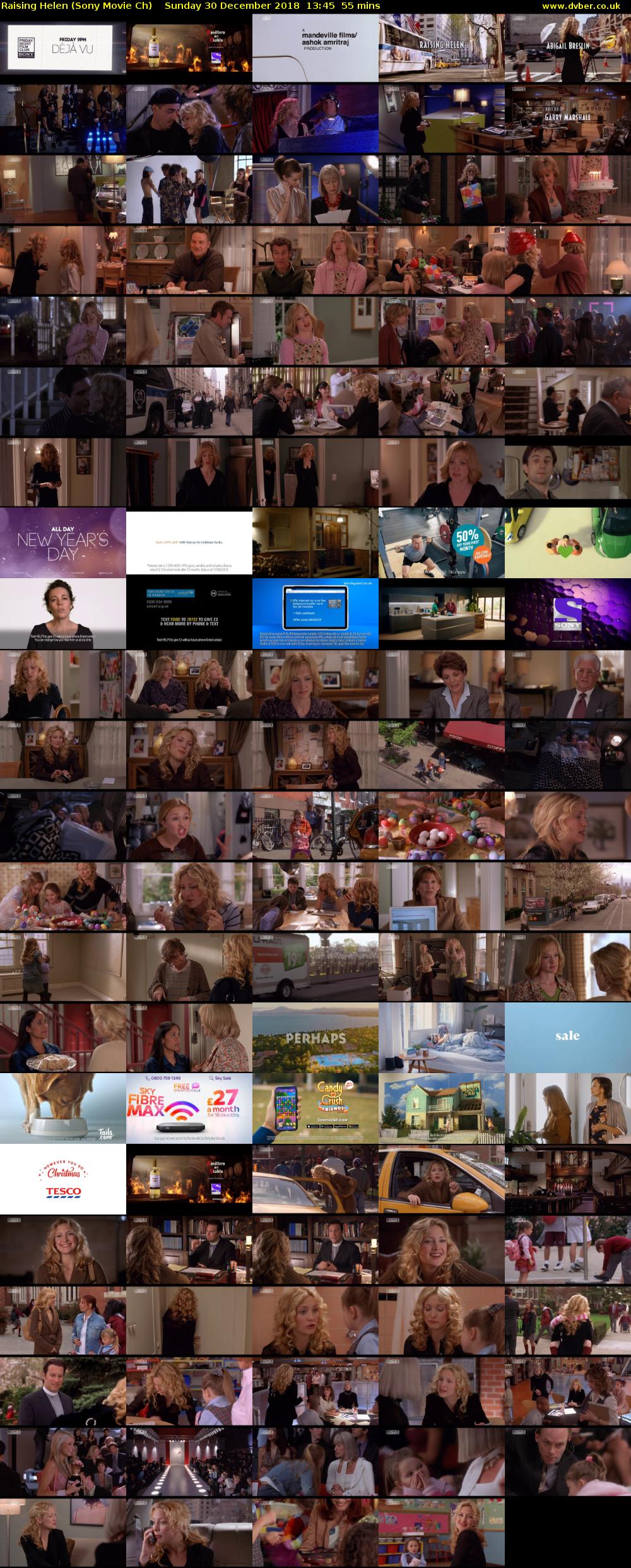 Raising Helen (Sony Movie Ch) Sunday 30 December 2018 13:45 - 14:40