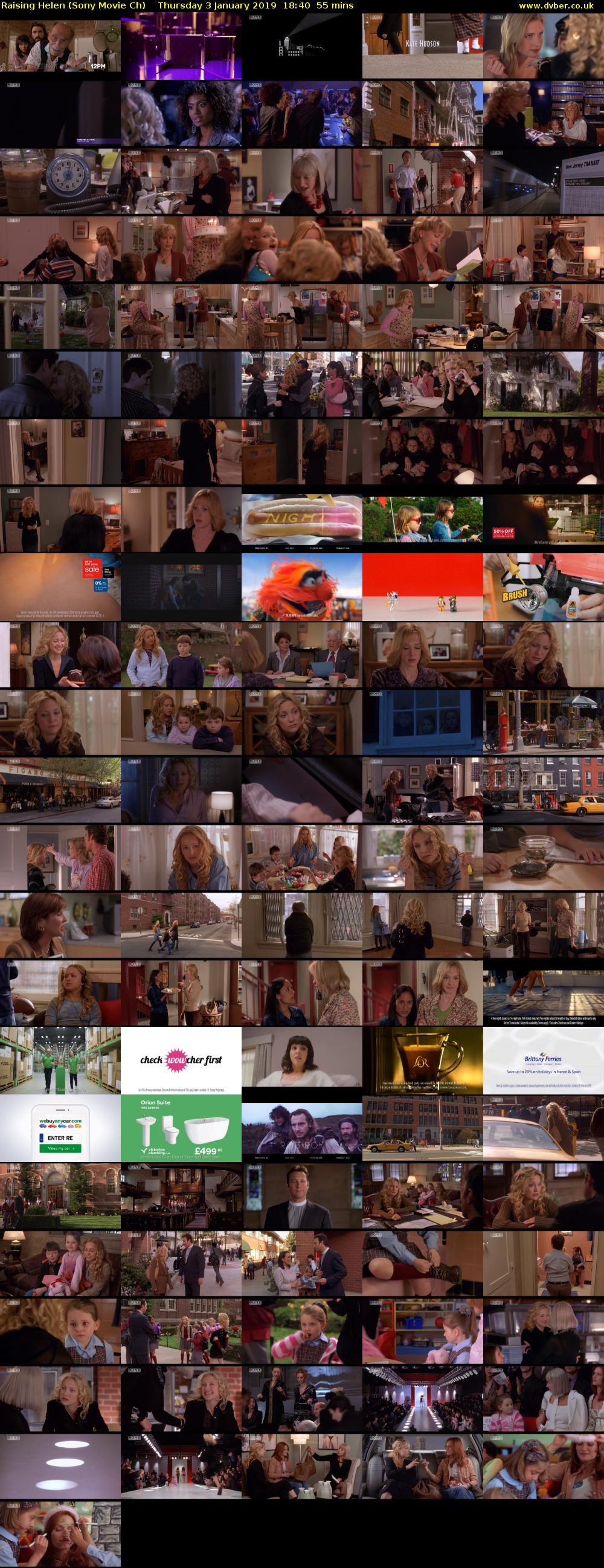 Raising Helen (Sony Movie Ch) Thursday 3 January 2019 18:40 - 19:35