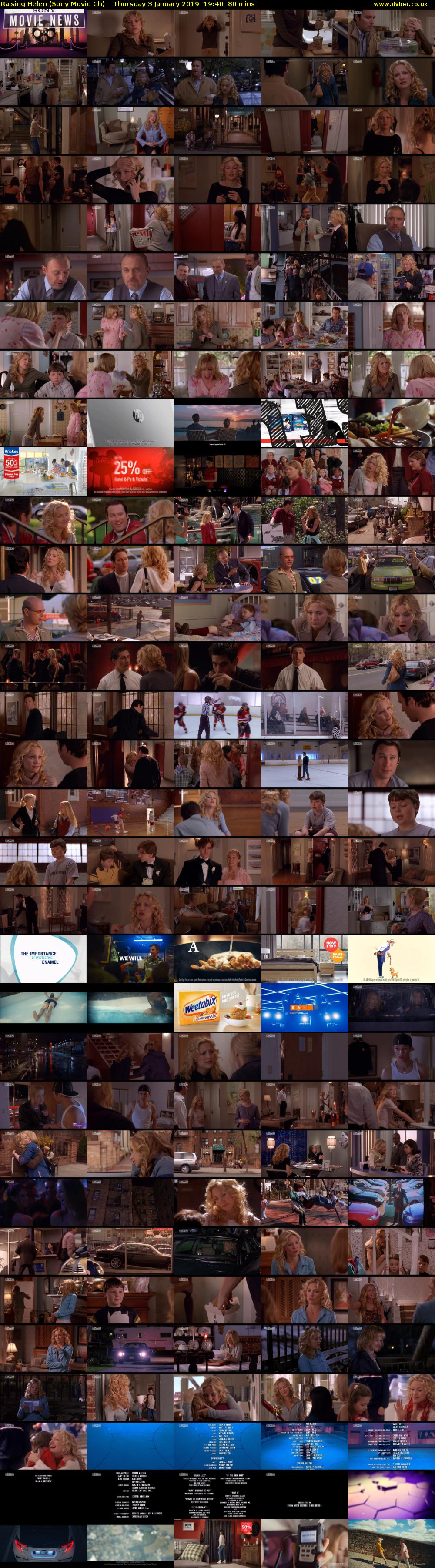 Raising Helen (Sony Movie Ch) Thursday 3 January 2019 19:40 - 21:00