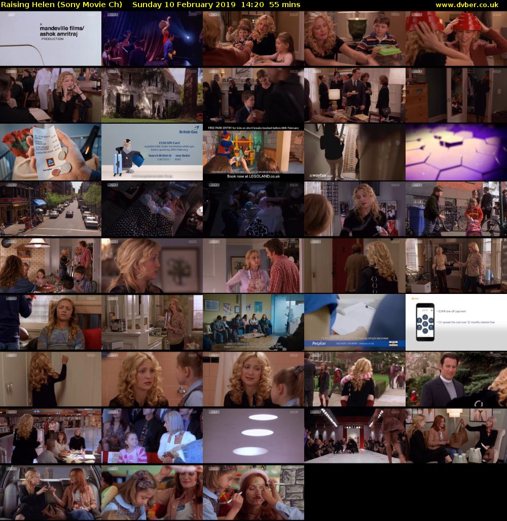 Raising Helen (Sony Movie Ch) Sunday 10 February 2019 14:20 - 15:15