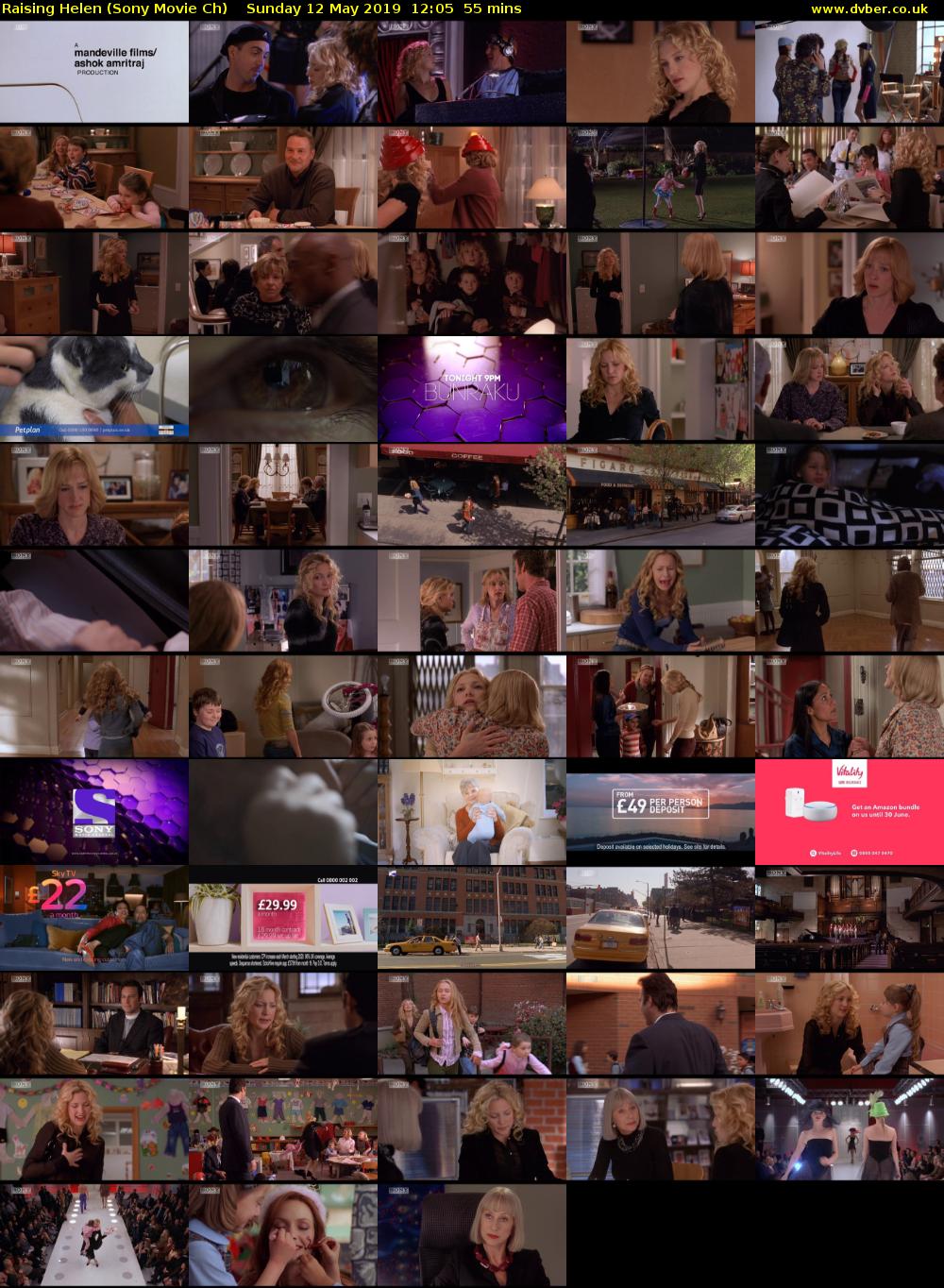 Raising Helen (Sony Movie Ch) Sunday 12 May 2019 12:05 - 13:00