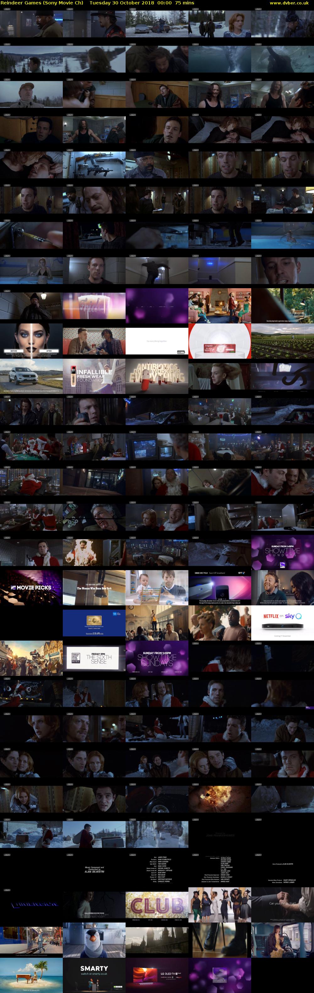 Reindeer Games (Sony Movie Ch) Tuesday 30 October 2018 00:00 - 01:15