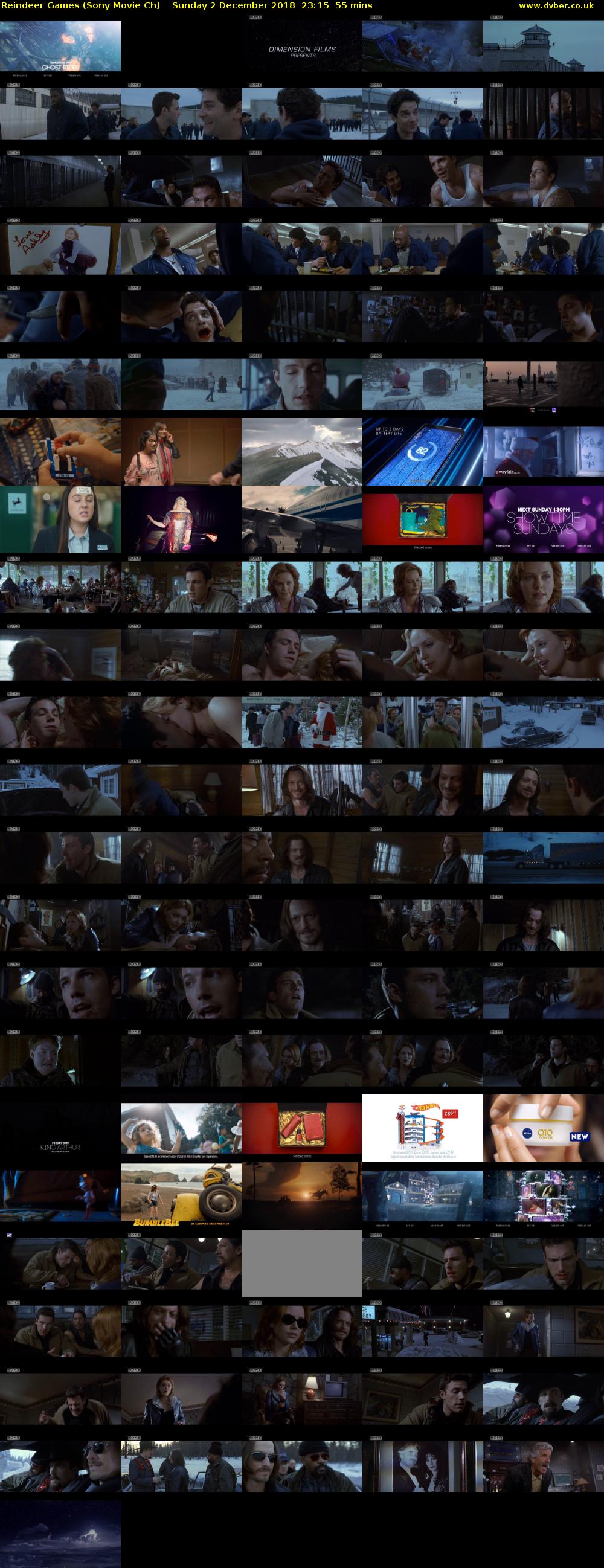 Reindeer Games (Sony Movie Ch) Sunday 2 December 2018 23:15 - 00:10