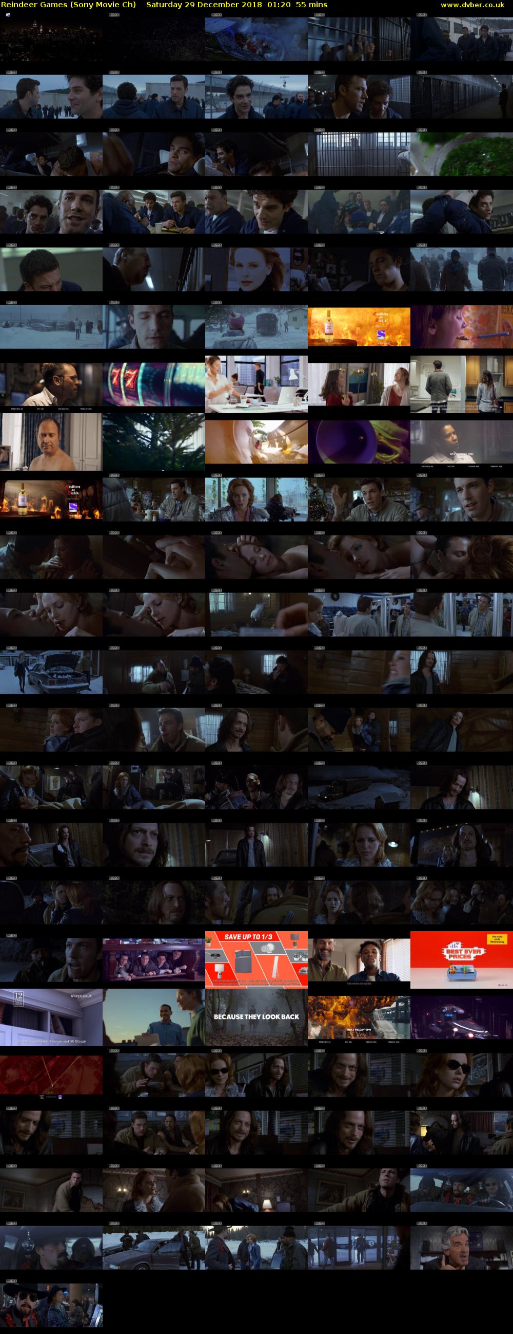 Reindeer Games (Sony Movie Ch) Saturday 29 December 2018 01:20 - 02:15