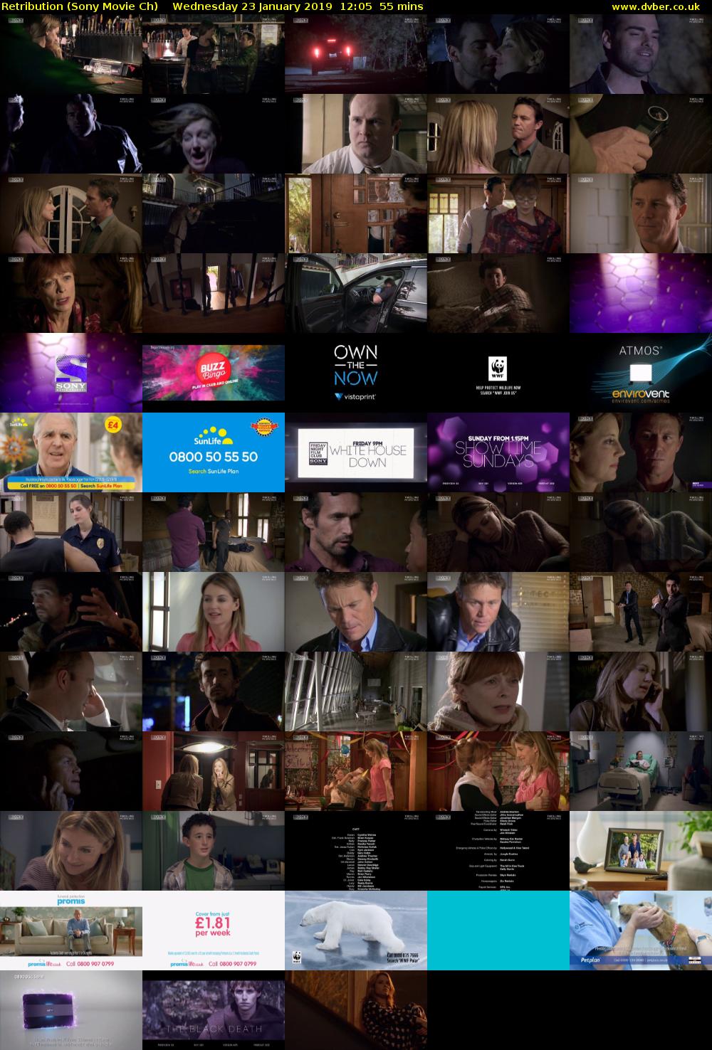 Retribution (Sony Movie Ch) Wednesday 23 January 2019 12:05 - 13:00