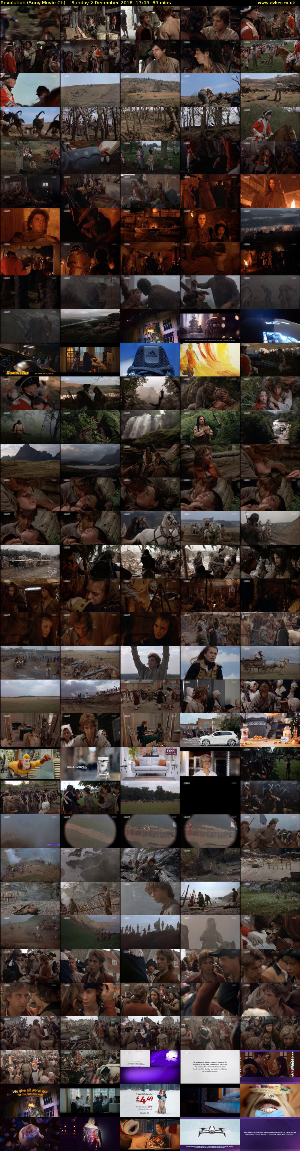 Revolution (Sony Movie Ch) Sunday 2 December 2018 17:05 - 18:30