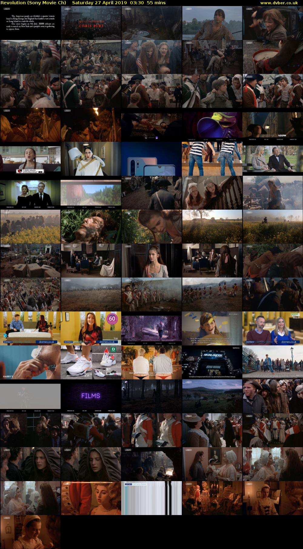 Revolution (Sony Movie Ch) Saturday 27 April 2019 03:30 - 04:25