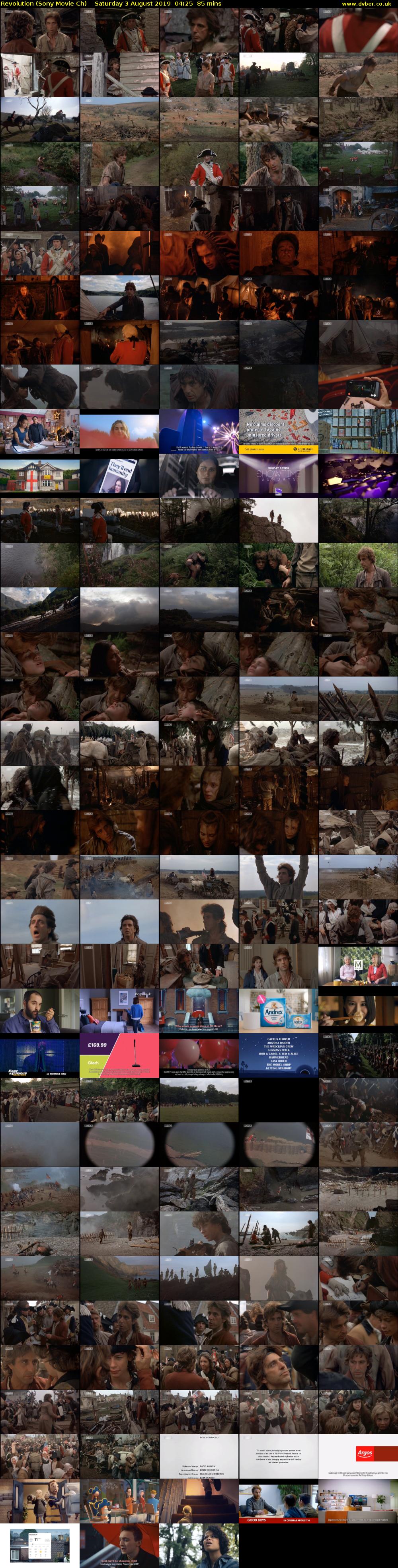 Revolution (Sony Movie Ch) Saturday 3 August 2019 04:25 - 05:50