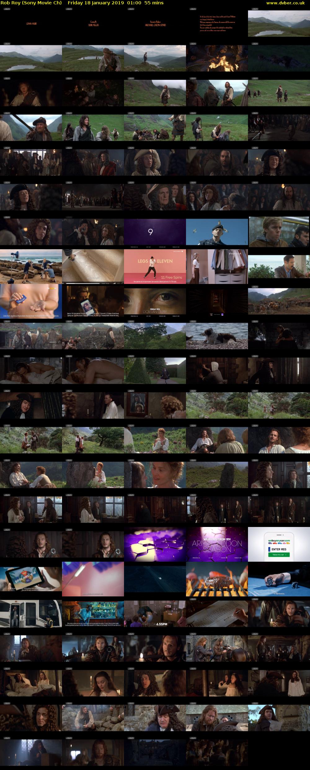 Rob Roy (Sony Movie Ch) Friday 18 January 2019 01:00 - 01:55