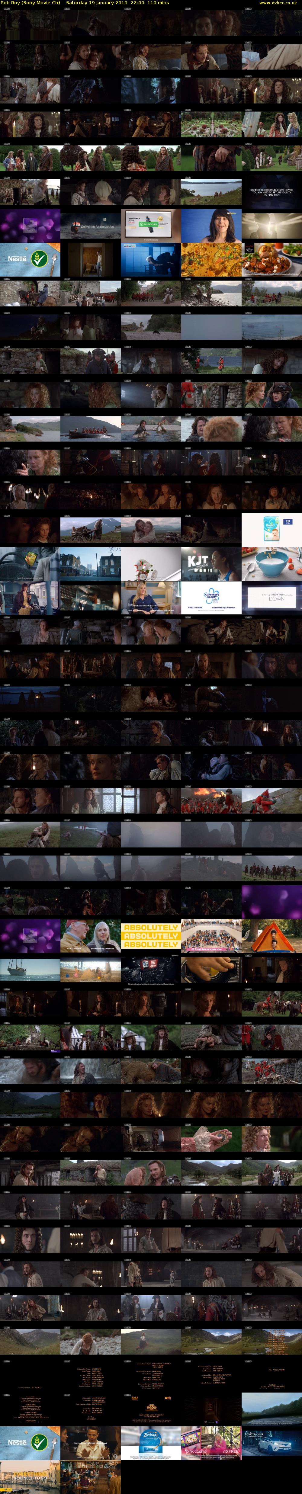 Rob Roy (Sony Movie Ch) Saturday 19 January 2019 22:00 - 23:50