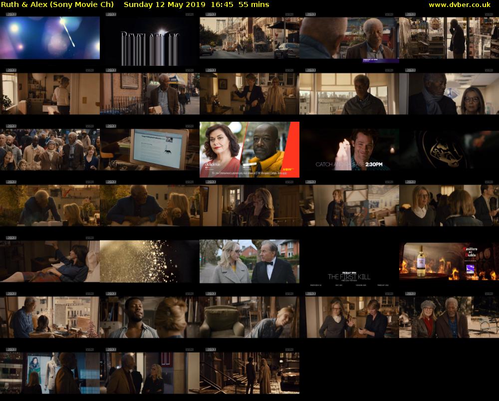 Ruth & Alex (Sony Movie Ch) Sunday 12 May 2019 16:45 - 17:40