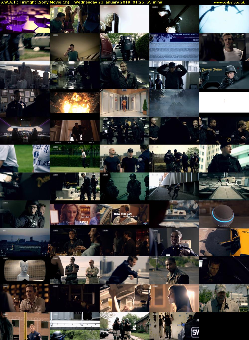 S.W.A.T.: Firefight (Sony Movie Ch) Wednesday 23 January 2019 01:25 - 02:20