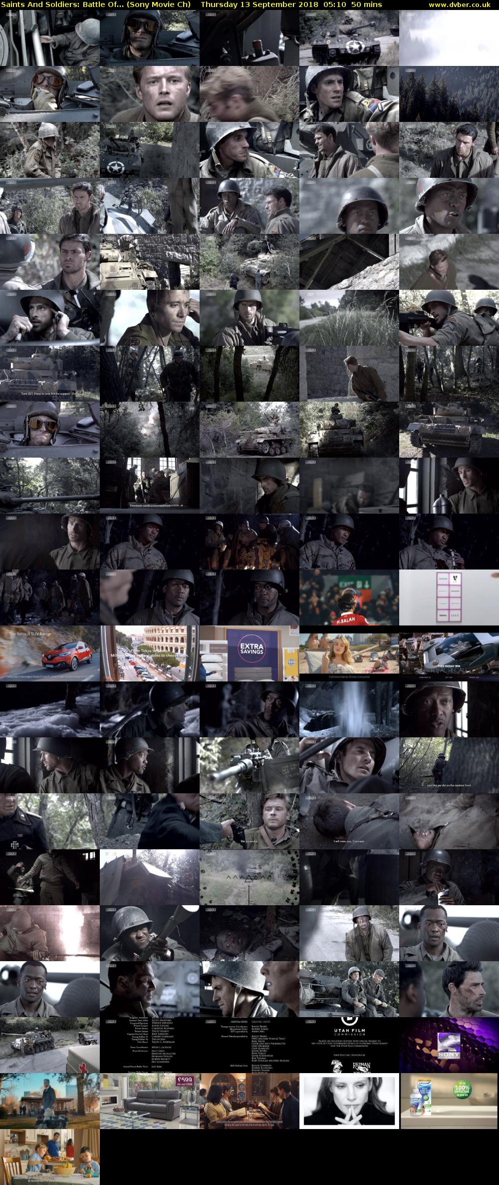 Saints And Soldiers: Battle Of... (Sony Movie Ch) Thursday 13 September 2018 05:10 - 06:00