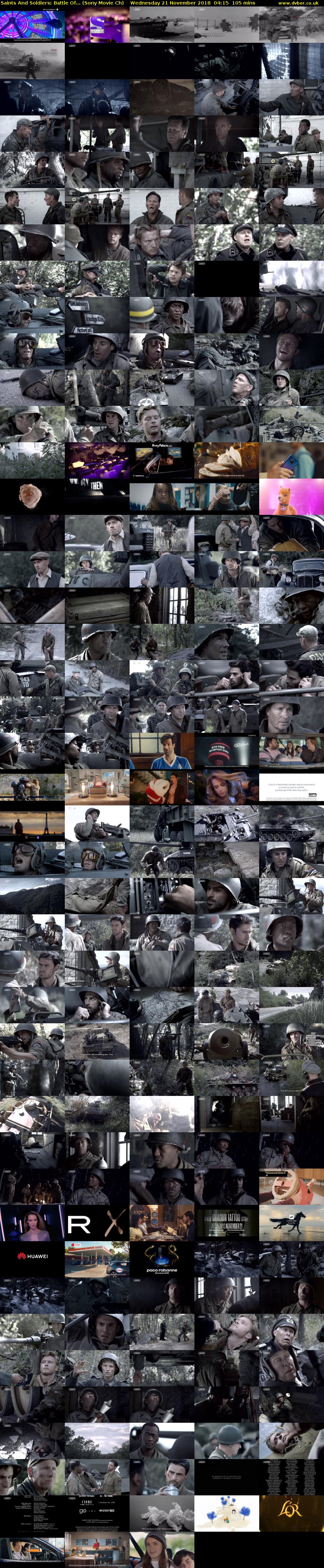 Saints And Soldiers: Battle Of... (Sony Movie Ch) Wednesday 21 November 2018 04:15 - 06:00