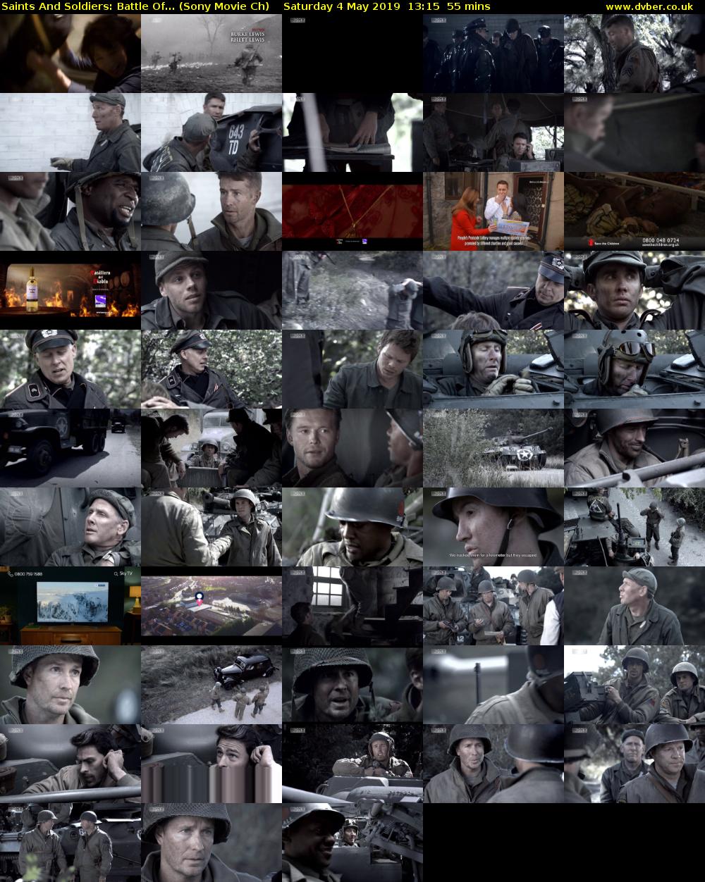 Saints And Soldiers: Battle Of... (Sony Movie Ch) Saturday 4 May 2019 13:15 - 14:10