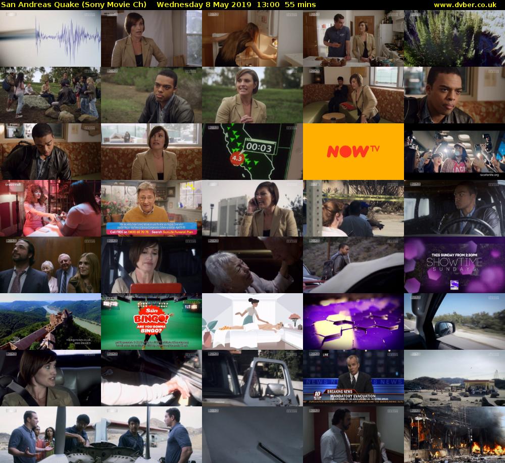 San Andreas Quake (Sony Movie Ch) Wednesday 8 May 2019 13:00 - 13:55