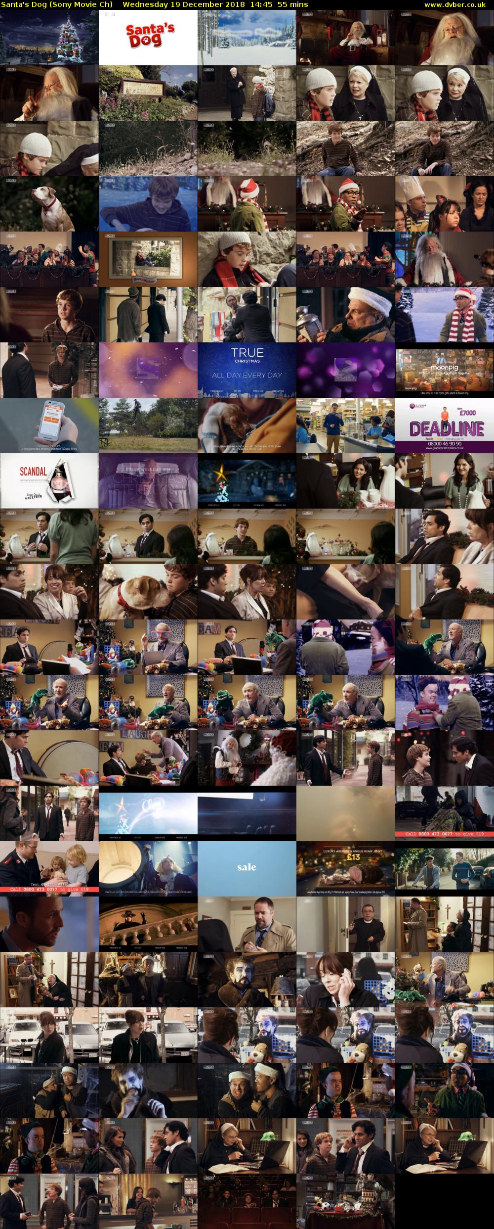 Santa's Dog (Sony Movie Ch) Wednesday 19 December 2018 14:45 - 15:40