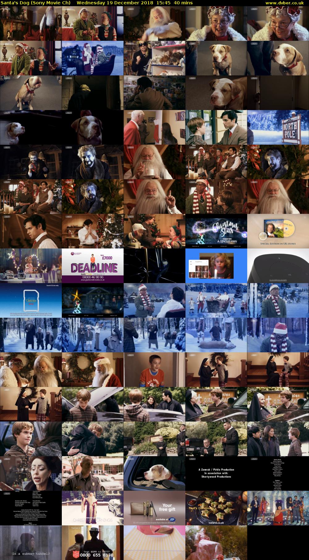 Santa's Dog (Sony Movie Ch) Wednesday 19 December 2018 15:45 - 16:25