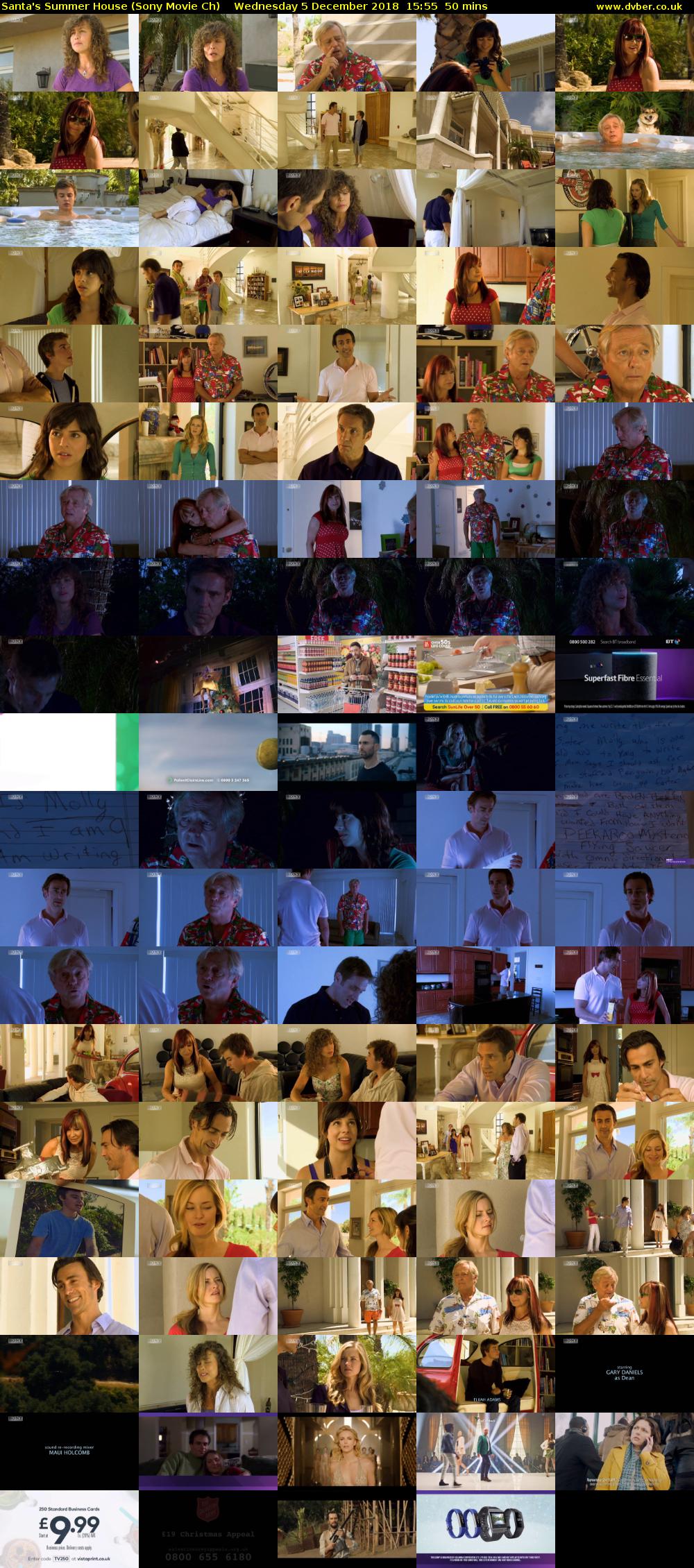 Santa's Summer House (Sony Movie Ch) Wednesday 5 December 2018 15:55 - 16:45