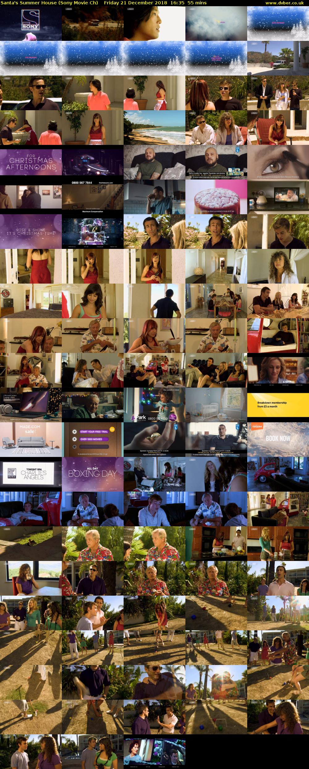 Santa's Summer House (Sony Movie Ch) Friday 21 December 2018 16:35 - 17:30