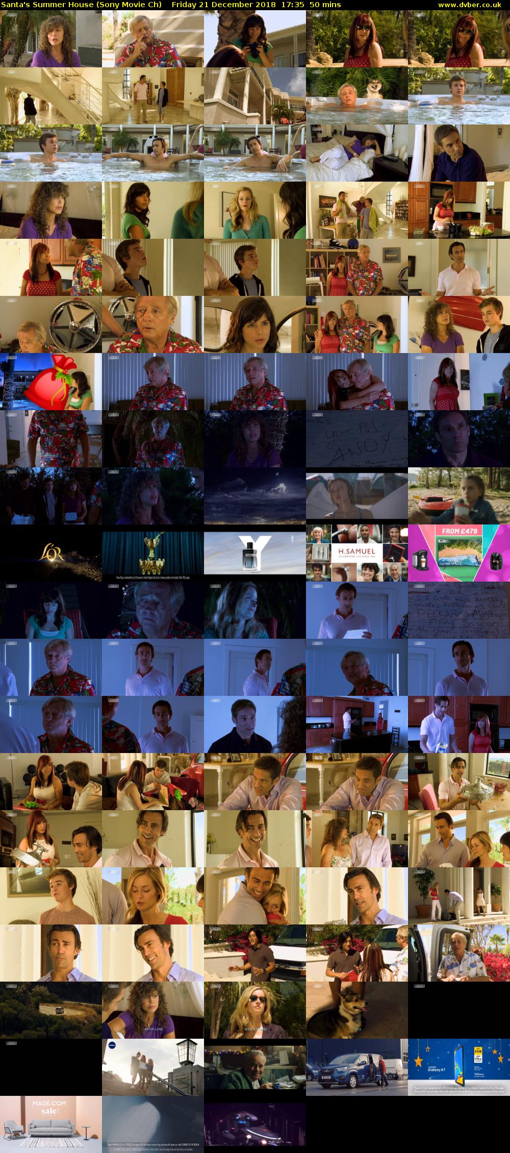 Santa's Summer House (Sony Movie Ch) Friday 21 December 2018 17:35 - 18:25