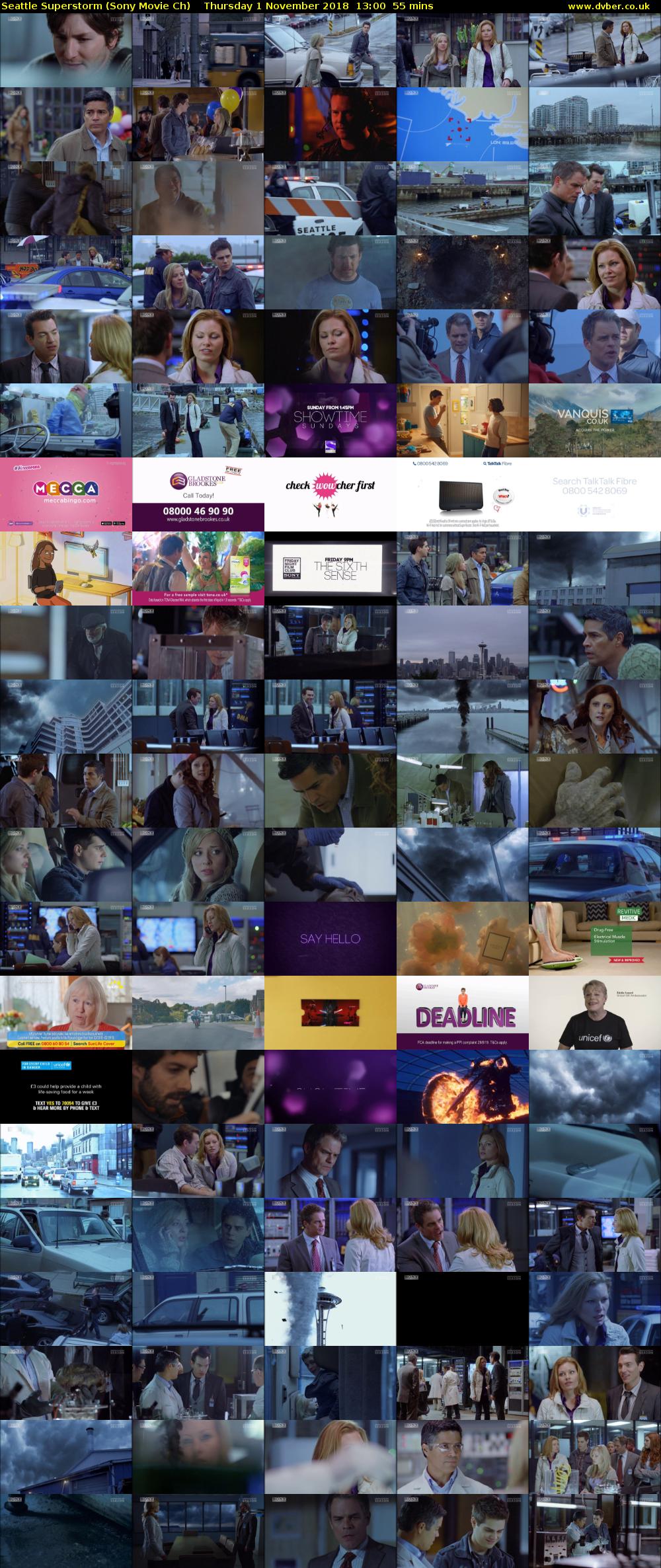Seattle Superstorm (Sony Movie Ch) Thursday 1 November 2018 13:00 - 13:55
