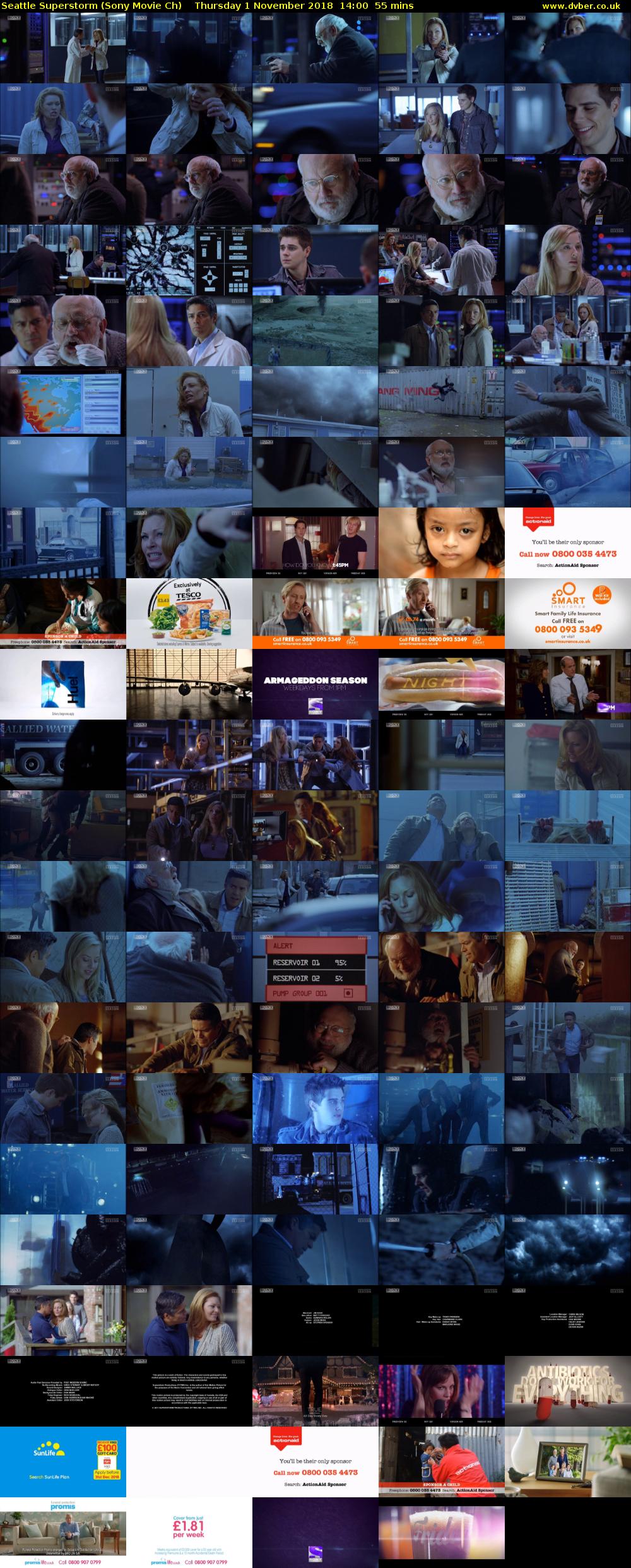 Seattle Superstorm (Sony Movie Ch) Thursday 1 November 2018 14:00 - 14:55