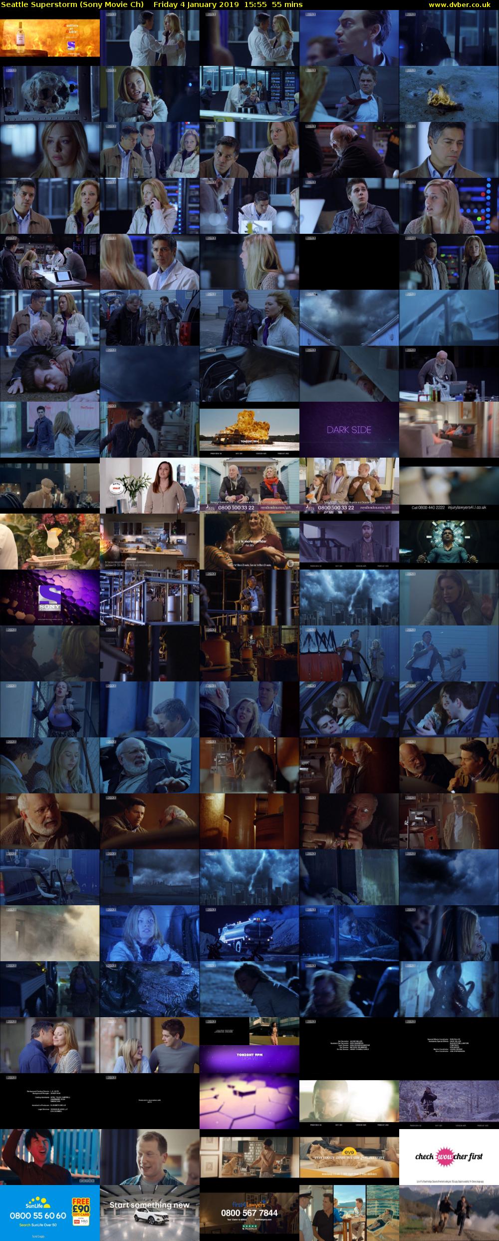Seattle Superstorm (Sony Movie Ch) Friday 4 January 2019 15:55 - 16:50