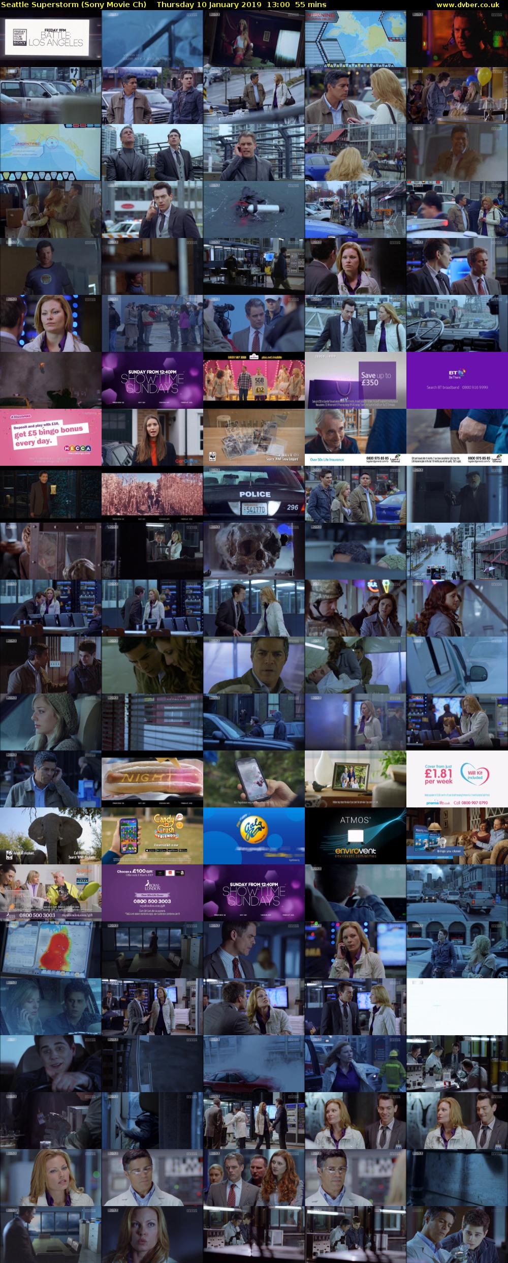 Seattle Superstorm (Sony Movie Ch) Thursday 10 January 2019 13:00 - 13:55