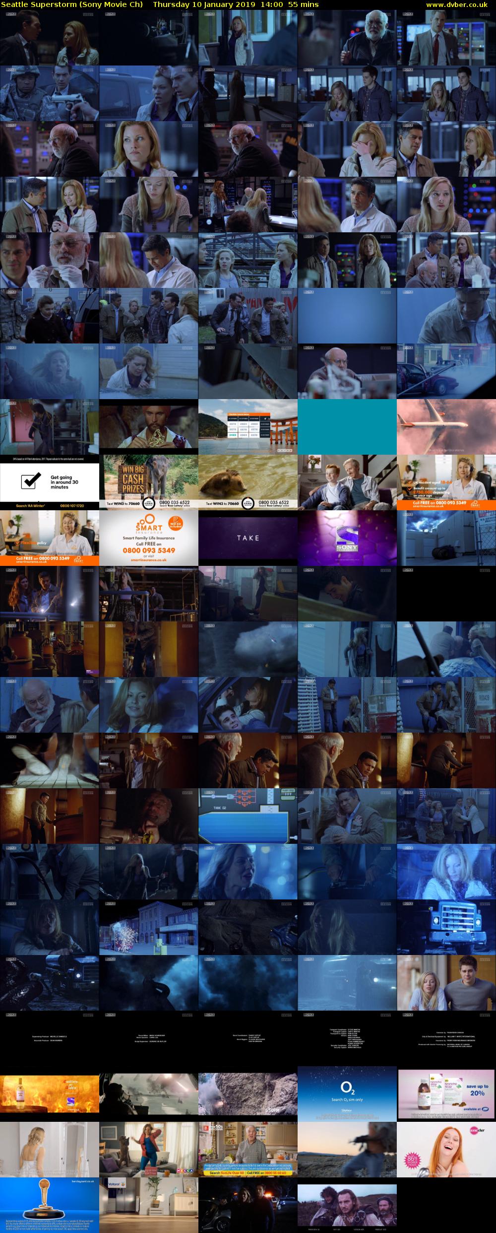 Seattle Superstorm (Sony Movie Ch) Thursday 10 January 2019 14:00 - 14:55