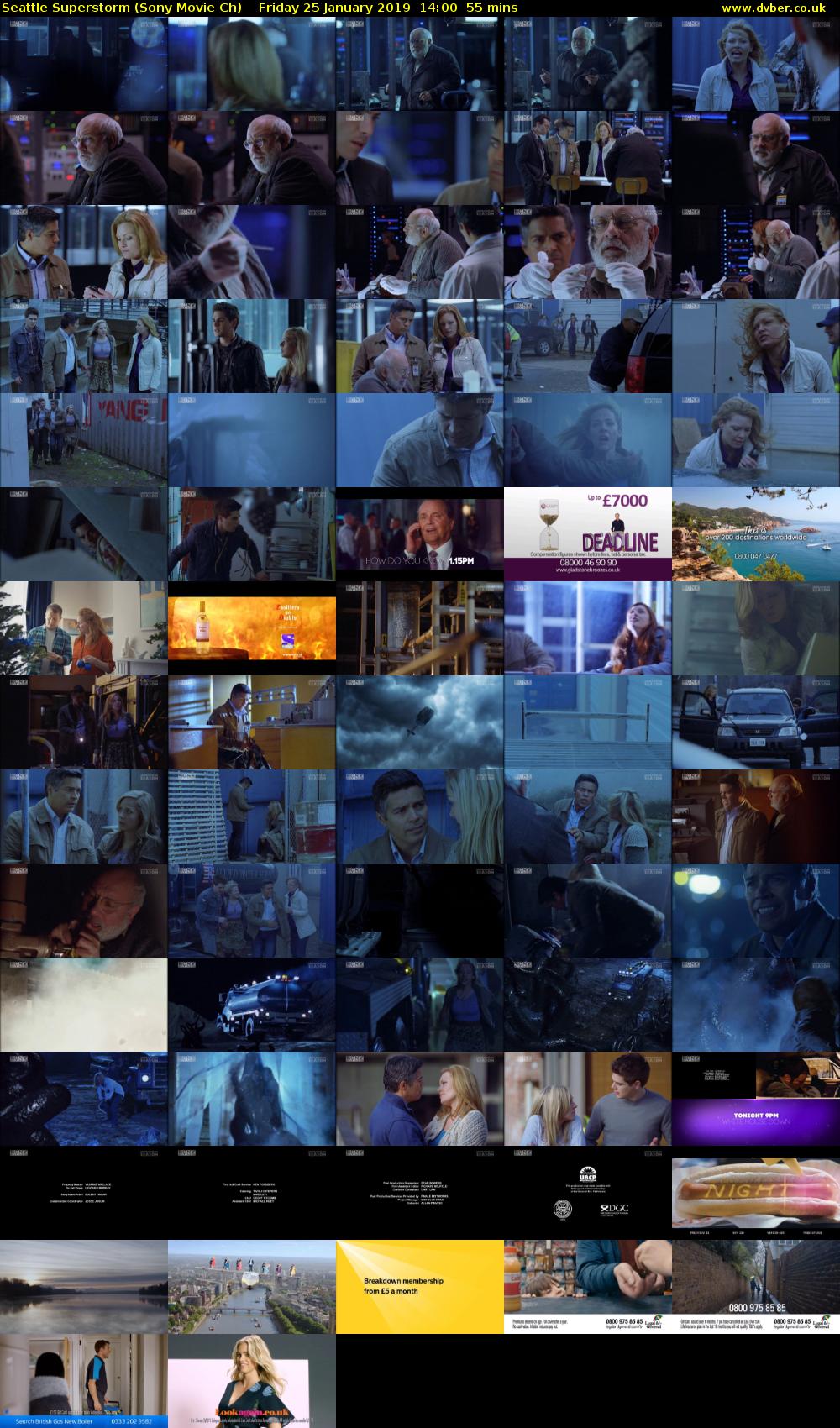 Seattle Superstorm (Sony Movie Ch) Friday 25 January 2019 14:00 - 14:55