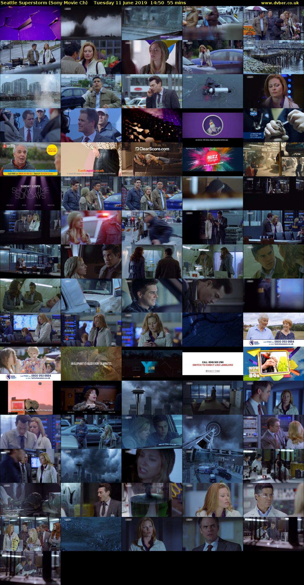 Seattle Superstorm (Sony Movie Ch) Tuesday 11 June 2019 14:50 - 15:45