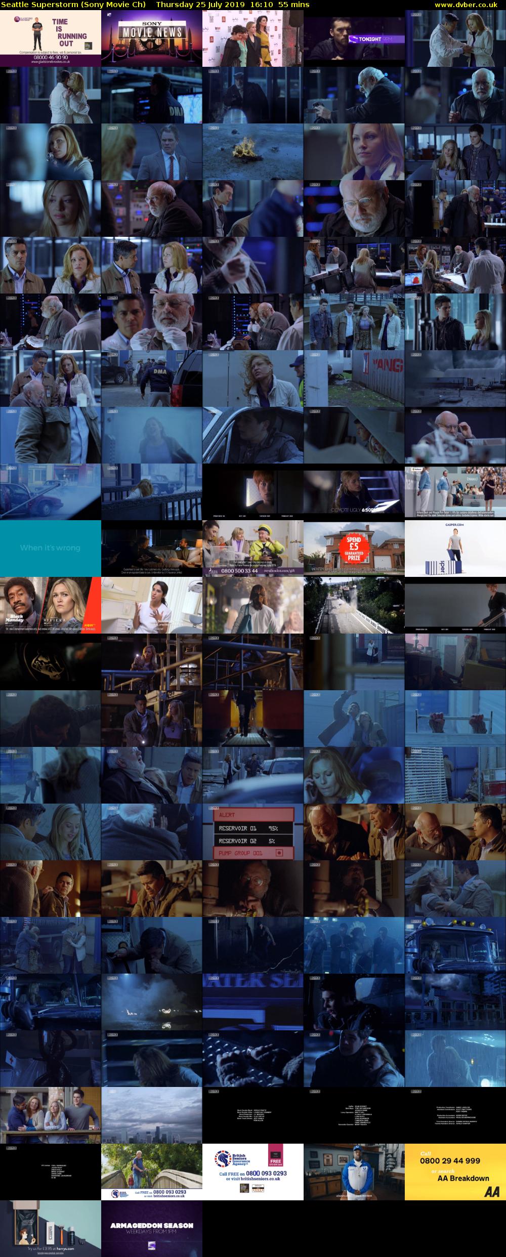 Seattle Superstorm (Sony Movie Ch) Thursday 25 July 2019 16:10 - 17:05
