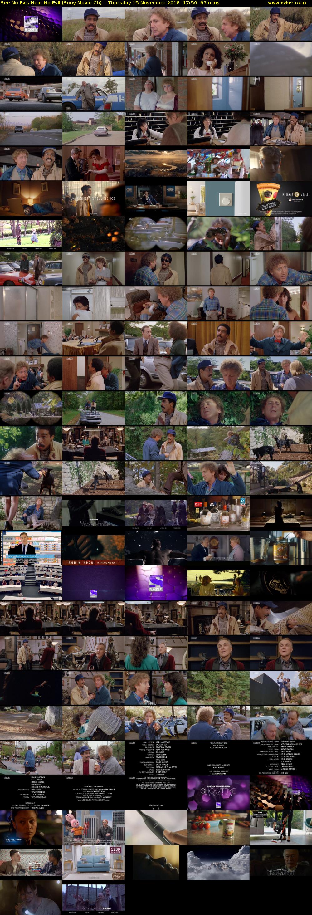 See No Evil, Hear No Evil (Sony Movie Ch) Thursday 15 November 2018 17:50 - 18:55