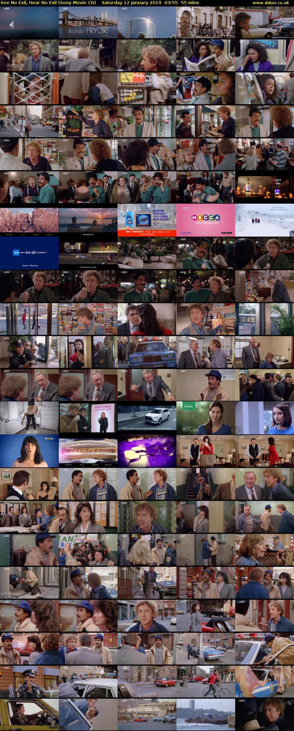 See No Evil, Hear No Evil (Sony Movie Ch) Saturday 12 January 2019 03:55 - 04:50