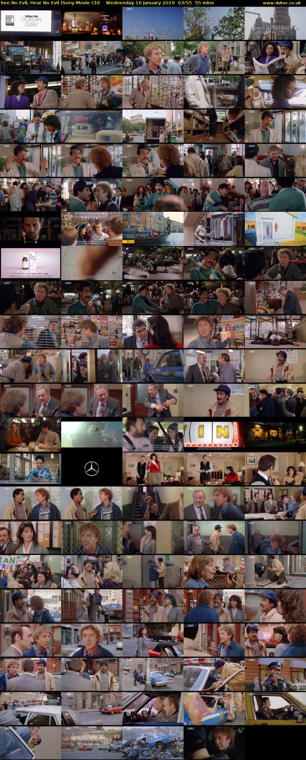 See No Evil, Hear No Evil (Sony Movie Ch) Wednesday 16 January 2019 03:55 - 04:50