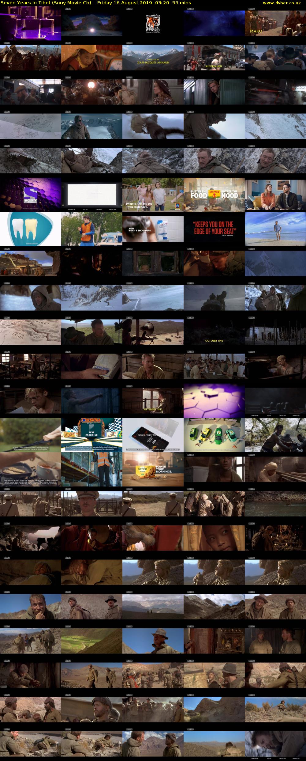 Seven Years In Tibet (Sony Movie Ch) Friday 16 August 2019 03:20 - 04:15